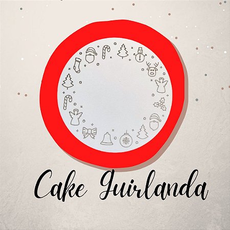 Cake Board Guirlanda