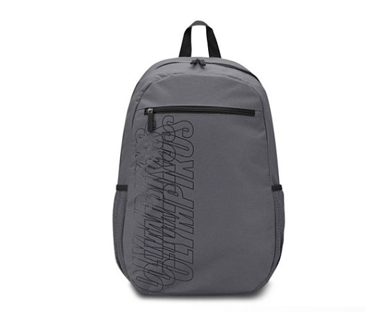 Mochila  Olympikus Basic Cinza & Preto Unissex
