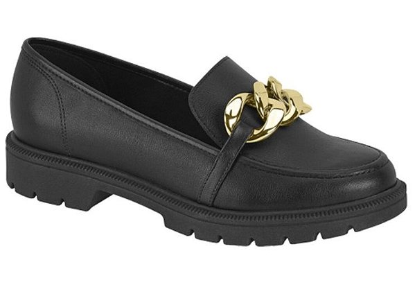 Sapato Feminino Mocassim Com Corrente Loafer Beira Rio 4283.105.9569.15745