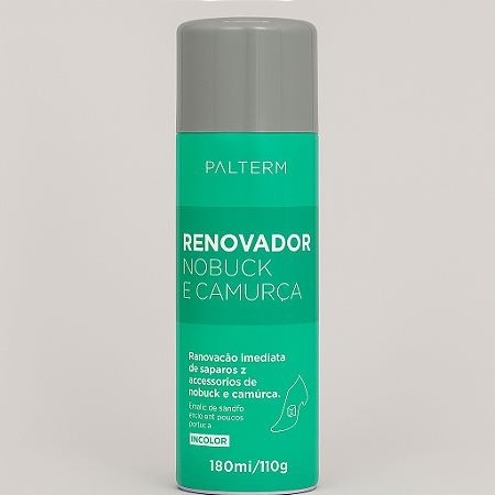Spray Renovador Incolor de Nobuck e Camurça Palterm 180ml