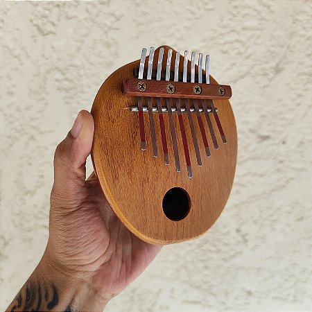 Kalimba Redonda 9 Hastes Intuitiva