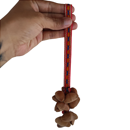 Chocalhos de Sementes Vermelho