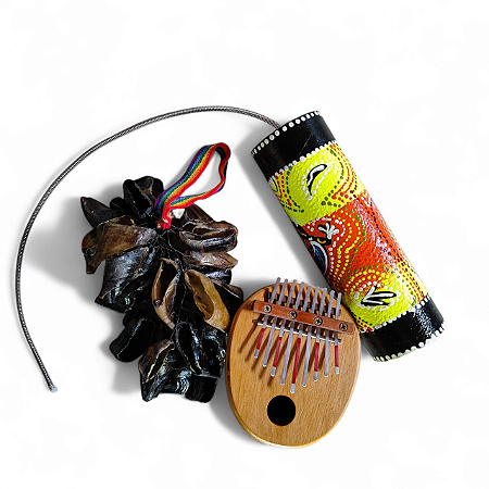 Kit Chuva - Kalimba, Trovão e Chocalho