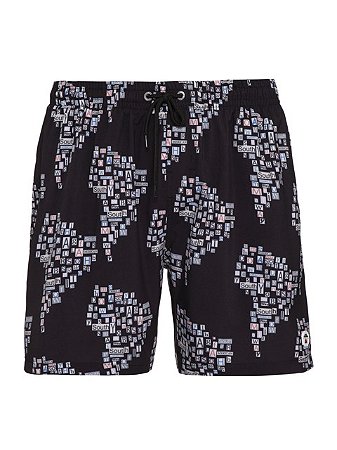 SHORTS ESTAMPADO COLLAB RECORTE SAW