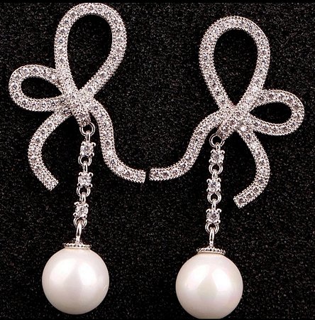 Brincos Zircônias e Pérolas 101