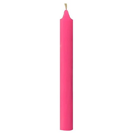 Vela Palito Rosa N6 Unidade