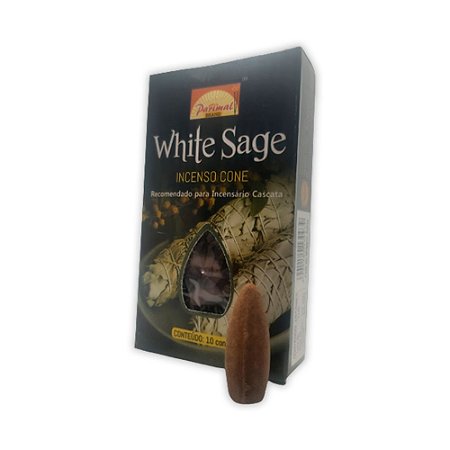 Incenso Cone Cascata - White Sage