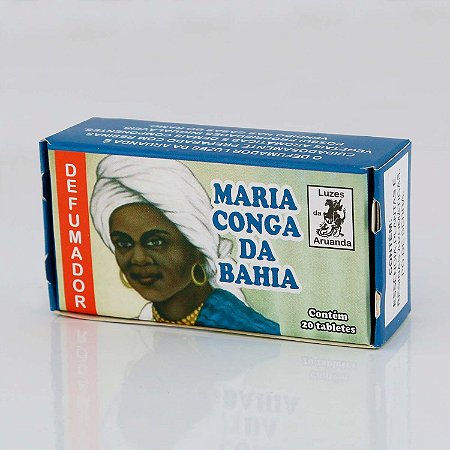 Defumador Maria Conga da Bahia cx com 20 tabletes