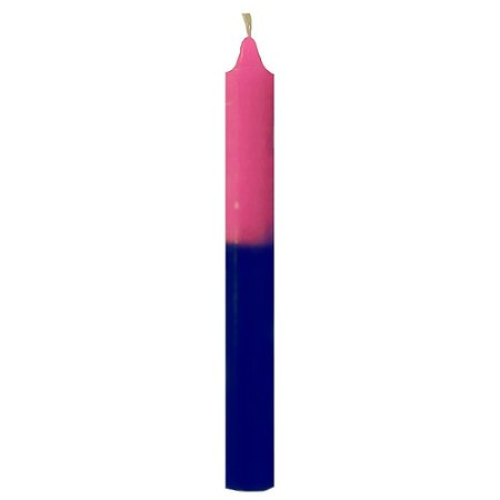 Vela Palito Rosa e Azul N6 Unidade