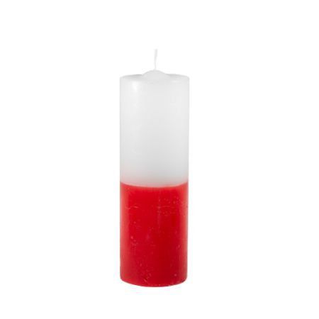 Vela de 7 dias Vermelho e Branco 240g