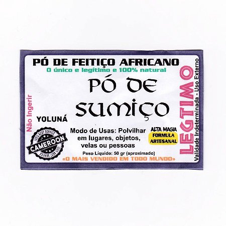 Pó para Ritual - Sumiço