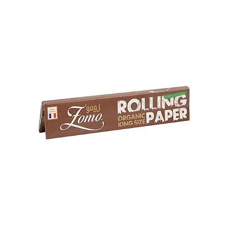 Seda Zomo Rolling Paper Organic King Size Com 33 folhas