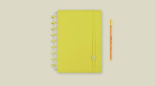 Caderno Inteligente All Yellow Médio