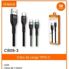 CABO DE CARREGAMENTO TIPO-C 5.0A CB09-3