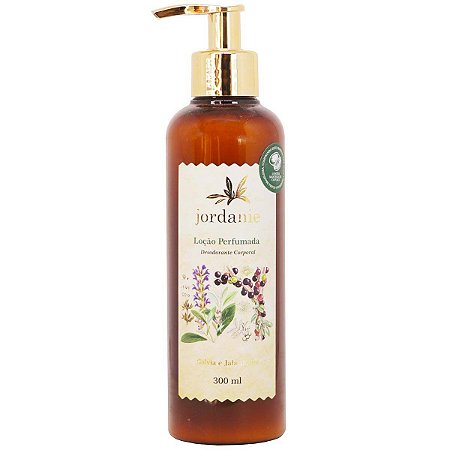Loção corporal perfumada Jordanie sálvia e jabuticaba 300 ml