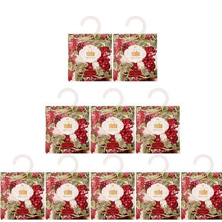 Sachê perfumado Madressenza vinho 80 ml - 10 unidades