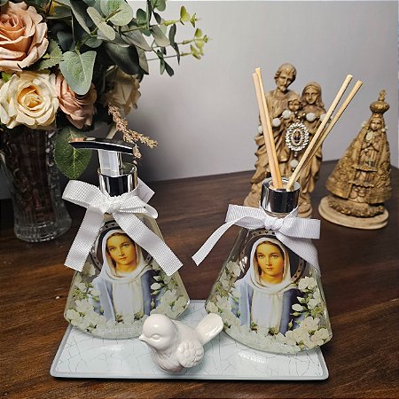 Kit Difusor e Sabonete Líquido Dani Fernandes flor de algodão mãe querida 210 ml