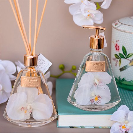 Kit Difusor de aromas e sabonete líquido Dani Fernandes orquídea 210 ml