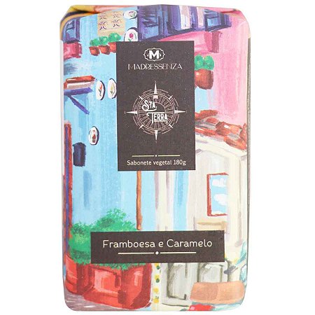 Sabonete barra Madressenza framboesa e caramelo 180 g