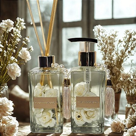 Kit Difusor e Sabonete Dani Fernandes Tênue Mini Rosas 250 Ml