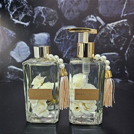 Kit Difusor e Sabonete Dani Fernandes Tênue Mini Rosas 250 Ml