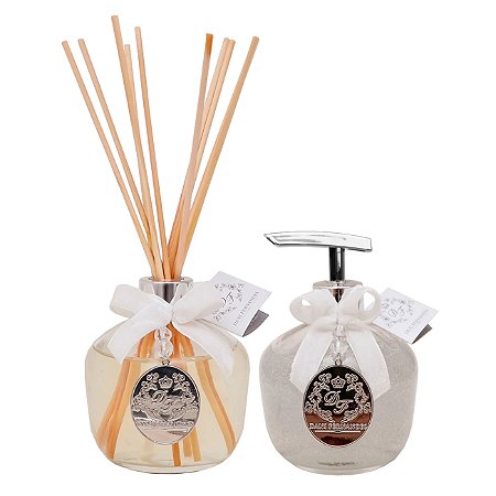 Kit Difusor e Sabonete Dani Fernandes flor de algodão 300 ml