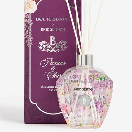 OLEO DIFUSOR DE AROMAS PEONIAS E CHAS 250ML Dani Fernandes & Bridgerton