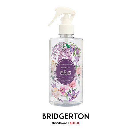AGUA PERFUMADA PEONIAS E CHAS 510ML Dani Fernandes & Bridgerton