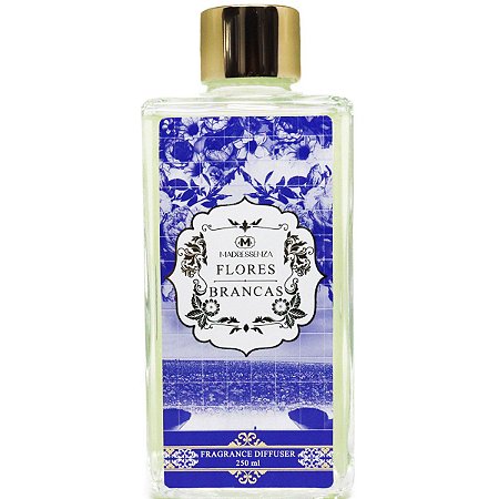 Difusor de aromas Madressenza flores brancas 250 ml