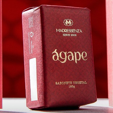 Sabonete em barra vegetal Madressenza ágape 180 g