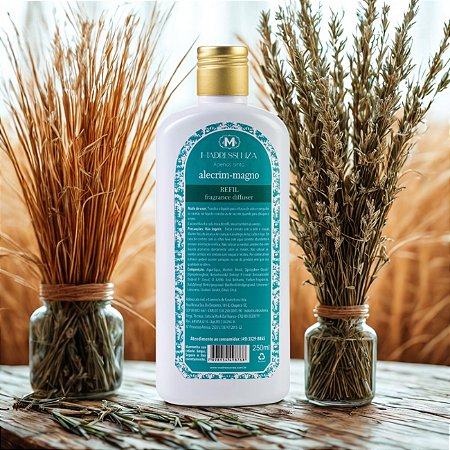 Refil difusor de aromas Madressenza alecrim magno 250 ml