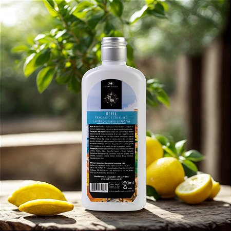 Refil difusor de aromas Madressenza limão siciliano e peônia 250 ml