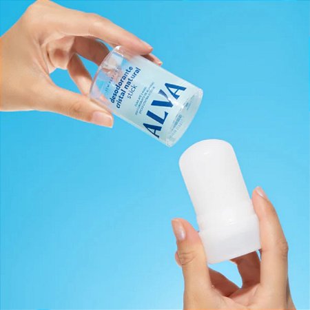 Desodorante stick kristall sensitive Alva sem perfume 120 g