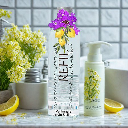 Refil sabonete espumador Dani Fernandes verbena e limão siciliano 250 ml