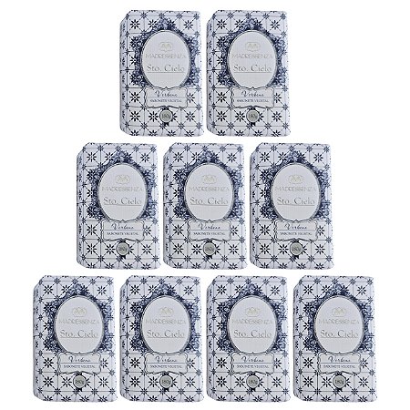 Sabonete em barra vegetal Madressenza verbena 180 g - 9 unidades