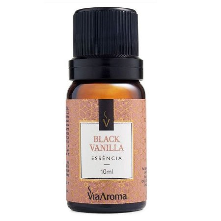 Essência concentrada Via Aroma black vanilla 10 ml