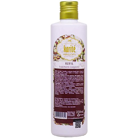 Refil sabonete líquido Madressenza karité 250 ml