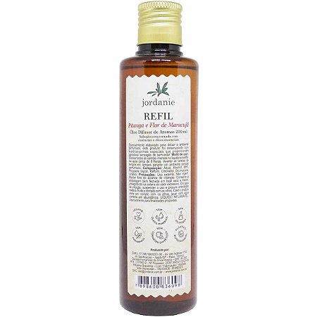 Refil difusor de aromas Jordanie pitanga e flor de maracujá 200 ml