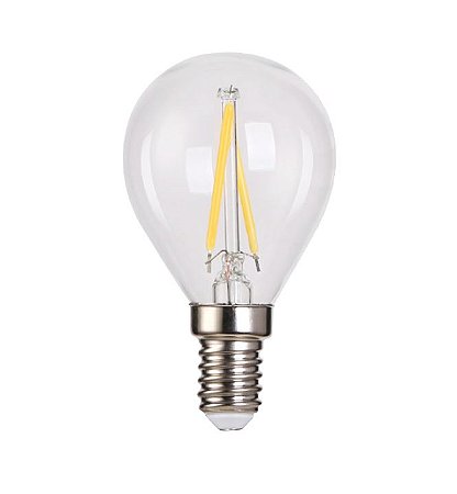 Lâmpada Led E14 L008C2.5-220 2W 220V 2400K Ø45X70mm Starlux