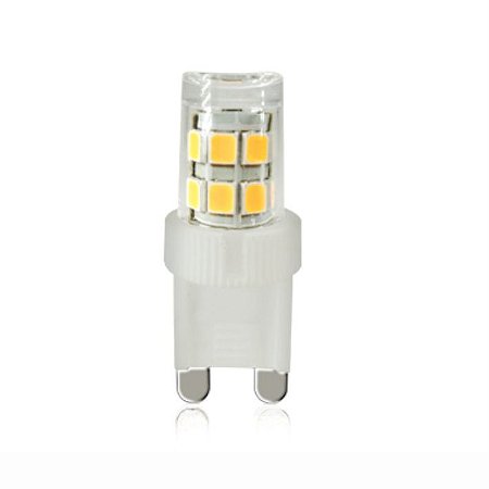 Lâmpada LED bipino G9 2700K quente 2W 220V Mundial Lux ML-0149