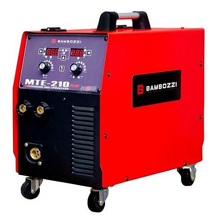 Máquina De Solda Multiprocesso Mte 210 Plus Bivolt Bambozzi