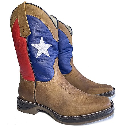 Bota Texana Band Texas Sola Jump Bico Quadrado