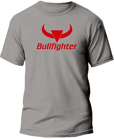 Camiseta Country Masculina 100% Algodão Bullfighter Cinza
