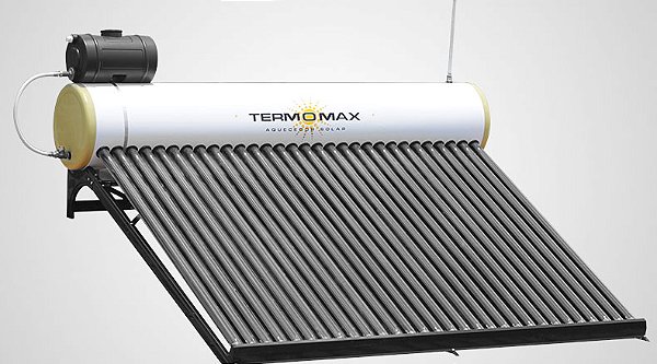 Aquecedor Solar Acoplado Vácuo 300L 30 TUBOS - TERMOMAX