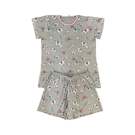 Pijama Meia Manga Adulto Feminino - Lily Pijamas