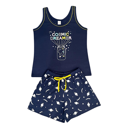 Pijama Short Doll Regata Adulto Feminino - Lily Pijamas