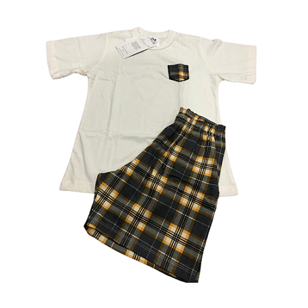 Pijama Masculino Infantil Meia Manga - Lily Pijamas