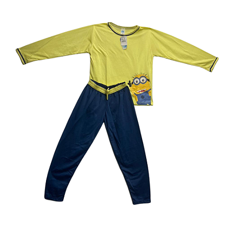 Pijama Infantil Feminino Longo Minions - Lily Pijamas