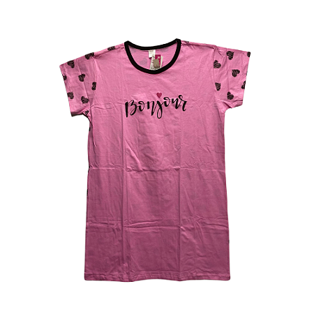 Camisão Adulto Meia Manga Bonjour - Lily Pijamas