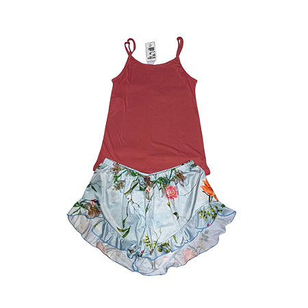Baby Doll Adulto Feminino Gigi Cor Salmão - Lily Pijamas